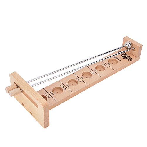 Joyzan Juego Shoot The Moon, Juegos clásicos de Escritorio, Rompecabezas Inteligente, Pelota de Equilibrio, Juego de Hockey de Madera para Juguetes educativos para niños Adultos