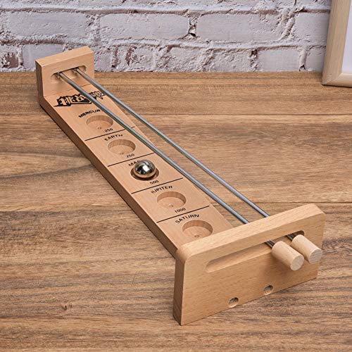 Joyzan Juego Shoot The Moon, Juegos clásicos de Escritorio, Rompecabezas Inteligente, Pelota de Equilibrio, Juego de Hockey de Madera para Juguetes educativos para niños Adultos