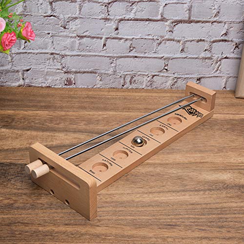 Joyzan Juego Shoot The Moon, Juegos clásicos de Escritorio, Rompecabezas Inteligente, Pelota de Equilibrio, Juego de Hockey de Madera para Juguetes educativos para niños Adultos