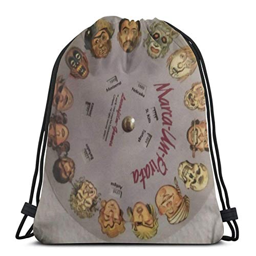 JS-BA Password Wheel of Monkey Island 1 Sport Sackpack Mochila con cordón Saco de Bolsa de Gimnasio
