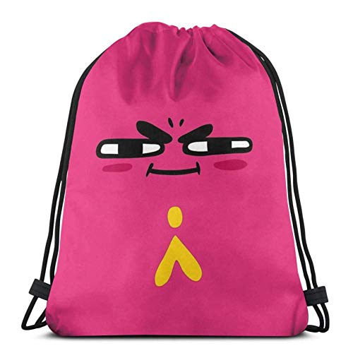 JS-BA Snipperclips Pink Sport Sackpack Mochila con cordón Saco de Bolsa de Gimnasio