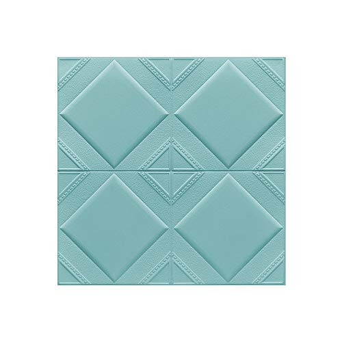 JU FU Papel pintado Fondo de pantalla, XPE material 3D estéreo imitación teja pegatinas de pared gruesa anticolisión impermeable simple moderno de la pared de techo Decoración 10 hojas, 7 colores @@