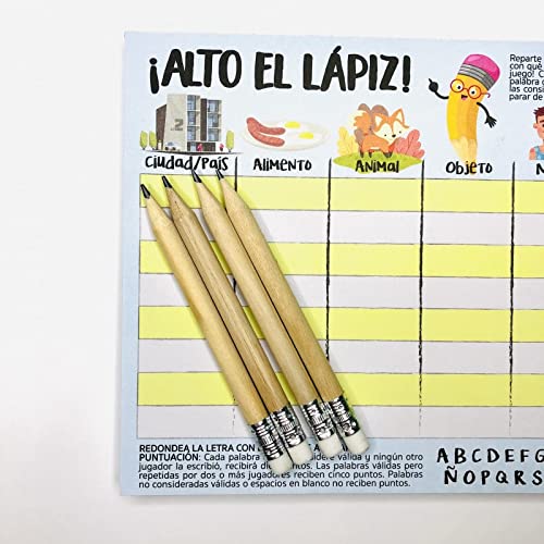 Juego Alto el Lapiz Tutti Frutti Stop Divertido con Bloc y lapices para Jugar con Amigos