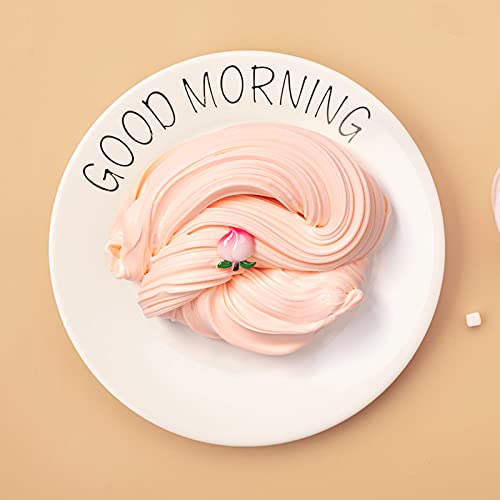 Juego de 12 kit de Fluffy Butter Slime con Slime blando Deja Fait, sandía roja, crema helada blanca, café azul, supersuave y antiadherente, juguete antiestrés para niños y niños