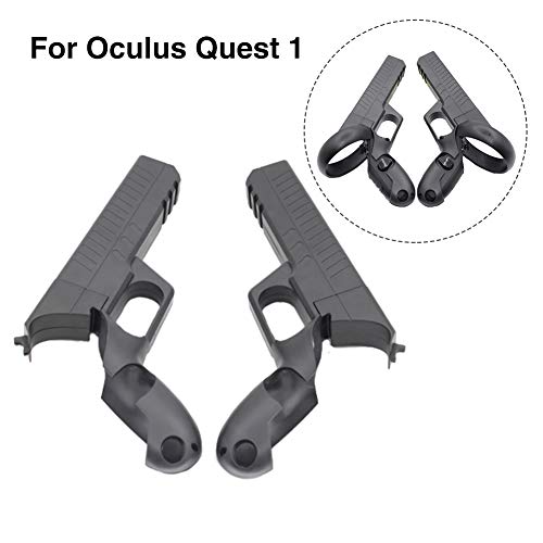 Juego de 2 piezas VR Gu n para Oculus-Quest 1 controladores funda de pistola, controladores de juego VR soporte de mano extraíble, experiencia de juego FPS mejorada Oculus-Quest 1 controlador