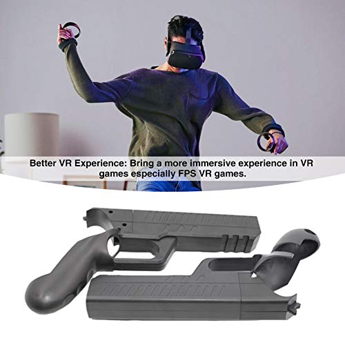 Juego de 2 piezas VR Gu n para Oculus-Quest 1 controladores funda de pistola, controladores de juego VR soporte de mano extraíble, experiencia de juego FPS mejorada Oculus-Quest 1 controlador