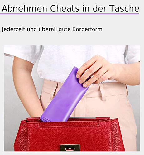 Juego de 4 Bandas elásticas de Fitness, con una Bolsa de Transporte, Bandas de Resistencia con Juego de 4 Bandas de Entrenamiento para Yoga, Pilates, Fisioterapia