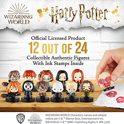 Juego de 5 Sellos de Harry Potter - Regalos, coleccionables, decoración para Fiestas, y Adornos para Tartas de PMI, 6,5 cm (Deluxe B)