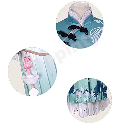 Juego de anime Honor of Kings Poetry Jiangnan Xi Shi skin cosplay disfraces Hanfu Outfits S Blue