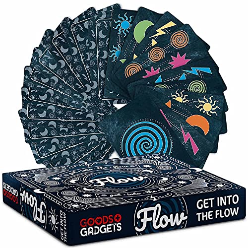 Juego de cartas Flow - El juego de fiesta para los adictos a la adrenalina en la velocidad - Poner a prueba sus reacciones y la velocidad - para 2-4 personas