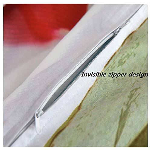 Juego de Funda nórdica con Estampado 200X200cm Gasolinera de la Carretera Juego de Ropa de Cama de Microfibra Funda de Nórdica y 2 Fundas de Almohada 50x75cm.