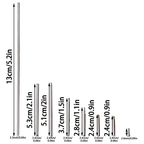 Juego de herramientas de reparación Piccolo, juego de mantenimiento de piezas de tornillos de eje para piezas de instrumentos de viento