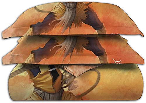 Juego de ropa de cama infantil Mortal Kombat, MK 11, con logo de dragón, juego de ropa de cama, regalo para niños, Scorpion Raiden, Sub-Zero, Shao, Kahn Kahn (5,155 x 200 cm + 50 x 75 cm x 2)