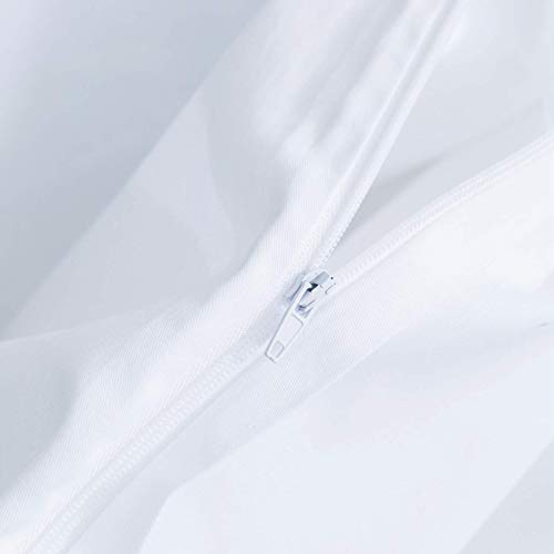 Juego de sábanas de caza de 3 piezas Juego de funda nórdica, diseño de emblema de Deer Hunt Pines con montañas nevadas de asta de silueta, juego de fundas de edredón / Qulit de 3 piezas con 2 fundas d