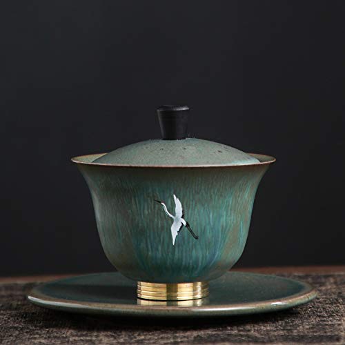 Juego de té de cerámica Kung Fu con patrones auspiciosos 160ml