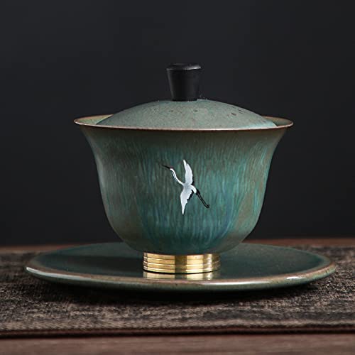 Juego de té de cerámica Kung Fu con patrones auspiciosos 160ml