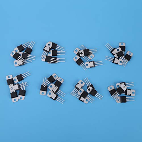 Juego de transistores, 40 piezas, 8 tipos, juego de surtido de transistores, 7805 7809 7812 7815 7905 7912 7915 LM317 to-220