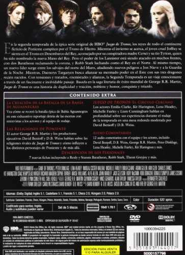 Juego De Tronos Temporada 2 [DVD]