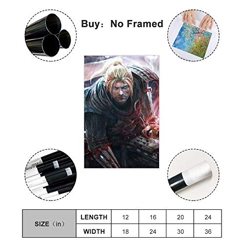 Juego NIOH 5 lienzos para decoración de pared de 50 x 75 cm, estilo Unframe-style1