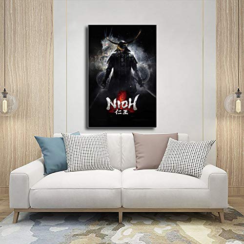 Juego NIOH 6 lienzos para decoración de pared de 60 x 90 cm, estilo Unframe-style1
