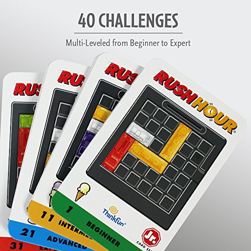 Juego Rush Hour de Thinkfun, Juego de lógica, temática de atasco de tráfico, para niños