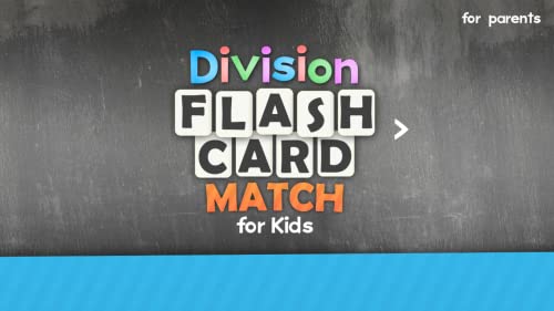 Juegos Partido Division Flashcard Para Niños En Segundo, Tercero Y Cuarto Grado Gratuita