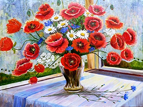 Juguete educativo para niños rompecabezas flor de amapola adulto 1000 piezas avión bloque de construcción de madera rompecabezas A.6 500 piezas