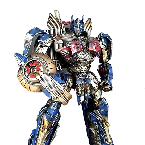 Juguetes transformables, Autobots: Caballero hecho a mano Versión dañada por la batalla, obra maestra, Optimius Prime / Optimus Prime, estilo de artesanía antiguo hecho a mano, camión variable y forma