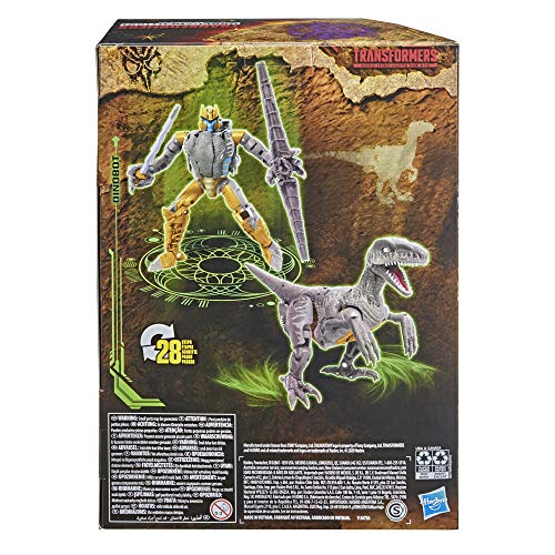 Juguetes Transformers, Figura de acción WFC-K18 Dinobot de Generations War for Cybertron: Kingdom Voyager, a Partir de 8 años, 19 cm