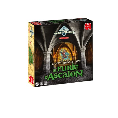 Jumbo 19841 Escape Quest Le Comencement la Furie d'Ascalon Escape Game Puzzle 1 - 4 Jugadores a Partir de 16 años franceses Juego de Platos para Enigmas