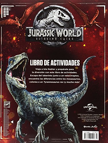 Jurassic World. El reino caído. Libro de actividades