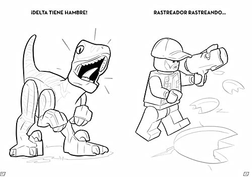 JURASSIC WORLD LEGO. JUEGA Y COLOREA