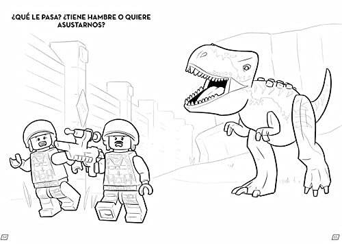 JURASSIC WORLD LEGO. JUEGA Y COLOREA