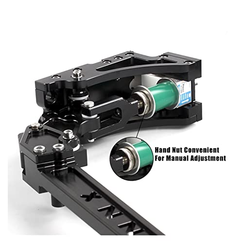 JUSTCHUN USB Hidráulico Simulación Parafreno de Mano G25/G27/G29/G295/T300/T500PC Juegosde carrerassistema calibradoautomáticamente Ordenador Personal Freno de Mano Handbrake de Coche (Color : Red)