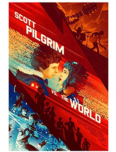 JYSHC Rompecabezas De 1000 Piezas Carteles De Películas De Scott Pilgrim Juguetes De Madera para Adultos Juego De Descompresión Ty82Nj