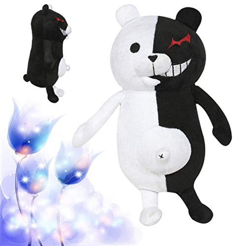 Jyuesi Original Danganronpa: Trigger Happy Havoc Monokuma Oso Blanco y Negro Peluche Anime Muñeca