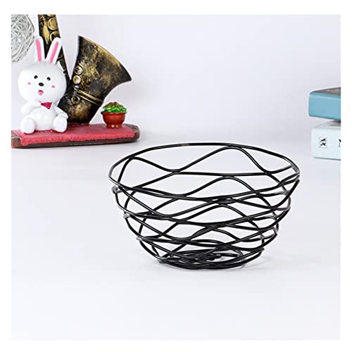 JZYLOVE Cesta de Almacenamiento Multifuncional Cesta de al 1 PC Snack Storage Basket Vegetal Drenador Negro Pequeño tamaño Fruta Tazón Vegetal Lavado Cesta Fruta Cesta Ajuste for Cocina del Hogar