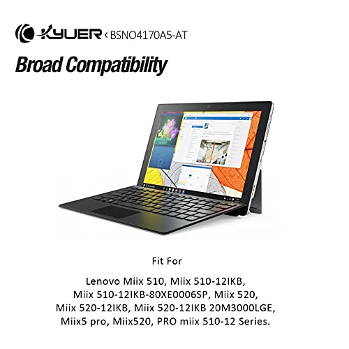K KYUER 38Wh BSNO4170A5-AT Batería para Lenovo Ideapad Miix 510 510-12ISK 510-12IKB 520-12IKB 80U1 80XE 81CG 20M3 80U1000NGE 80U1000VSP 20M3000LGE LH5B10L67278 5B10L68713 BSNO4170A5-LH BSN04170A5-AT