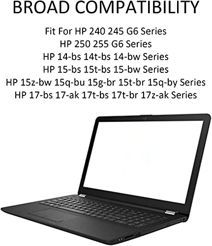 K KYUER 41.6Wh JC03 JC04 Batería para HP 240 245 250 255 G6 15-BS 15-BW 17-BS 17-AK bs011dx bs100tx bs004tx bs031wm bw075ax bw076nl bw032wm bw011dx bw063nl HSTNN-LB7V TPN-C129 C130 W129 W130 TPN-Q186