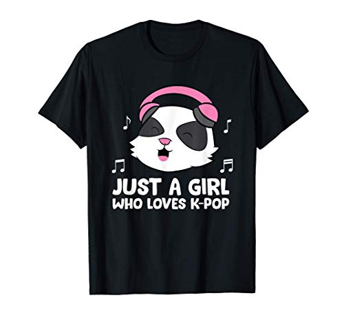 K-Pop Music Girl Sólo una chica que ama la música K-Pop Camiseta