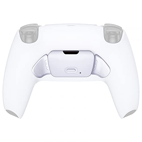K1 K2 Botón de Repuesto con Carcasa de Botón para PS5 Control Rise Remap Kit de eXtremeRate-El Mando & Rise Remap Board No Incluido(Solido Blanco)