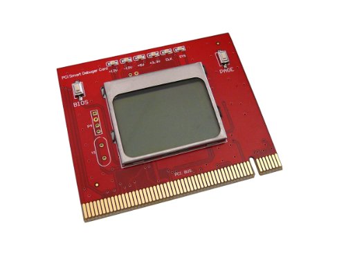 Kalea-Informatique - Tarjeta de diagnóstico PCI para placa madre (pantalla LCD, mando a distancia, interfaz PC PCI), uso profesional, versión 2012