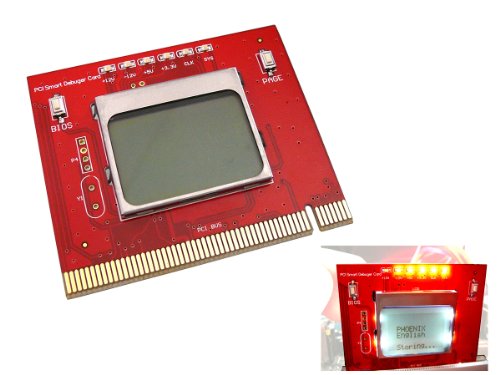 Kalea-Informatique - Tarjeta de diagnóstico PCI para placa madre (pantalla LCD, mando a distancia, interfaz PC PCI), uso profesional, versión 2012