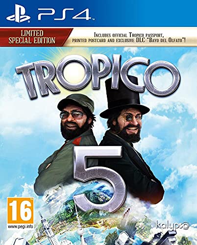 Kalypso Tropico 5 Day One Bonus Edition, PS4 Básica + DLC PlayStation 4 vídeo - Juego (PS4, PlayStation 4, Estrategia, Modo multijugador, T (Teen))