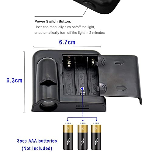KAPROVER 4Piezas Personalizar Tu Logo Proyector para Coche LED Luz de puerta, Lámpara de bienvenida de coche Luz, No necesita taladro