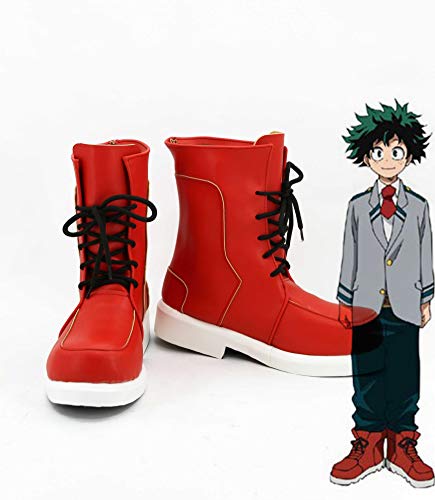 Karnestore My Hero Academia Boku No Hero Academia Izuku Midoriya - Botas para cosplay, talla estándar y fabricación a medida