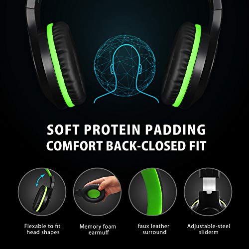 Karvipark H-10 Auriculares Gaming Cascos para PS4 Xbox One Nintendo Switch