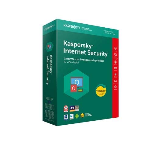 Kaspersky Lab 2018 - Antivirus Internet Security, Español, Full License, 4 Licencias, 1 Año