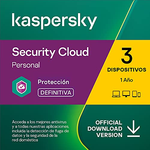 Kaspersky Security Cloud - Personal | 1 Cuenta de usario 3 Dispositivos | 1 Año | PC / Mac / Android | Código de activación vía correo electrónico