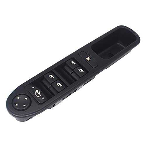 KASturbo Interruptor Elevalunas para Peugeot 307, Botonera Mando Elevalunas para 307 SW CC 6554.KT